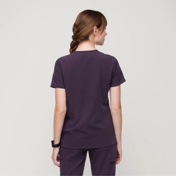 FIGS Purple Shadow Casma Three-Pocket
Scrub Top in Purple Shadow - Picture 2 of 7